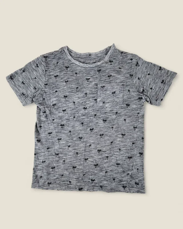 URBAN HERITAGE GREY PINEAPPLE POCKET TEE BOYS 10-12Y PRE-LOVED