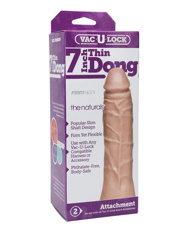Vac-U-lock 7″ Thin Dong – White