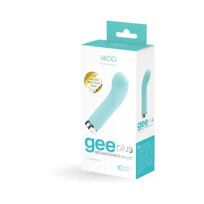 VeDO Geeplus Rechargeable Vibe – Tease Me Turquoise