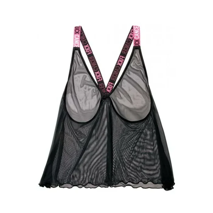 Vibes F*ck Cancer Tank Top Black M/L