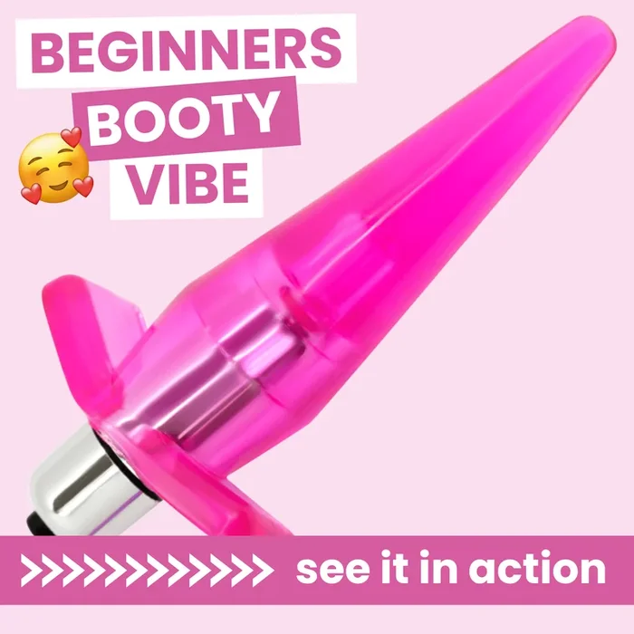 Vibrating Jelly Butt Plug