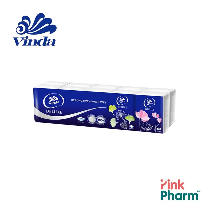 Vinda Deluxe Hanky Pocket Tissue 4 Ply