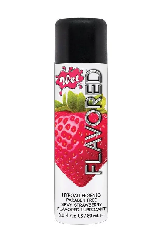 Wet – Flavored Lubricant – Strawberry – 3oz