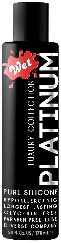 Wet Platinum Luxury Silicone Lubricant – 6 Fl. Oz.