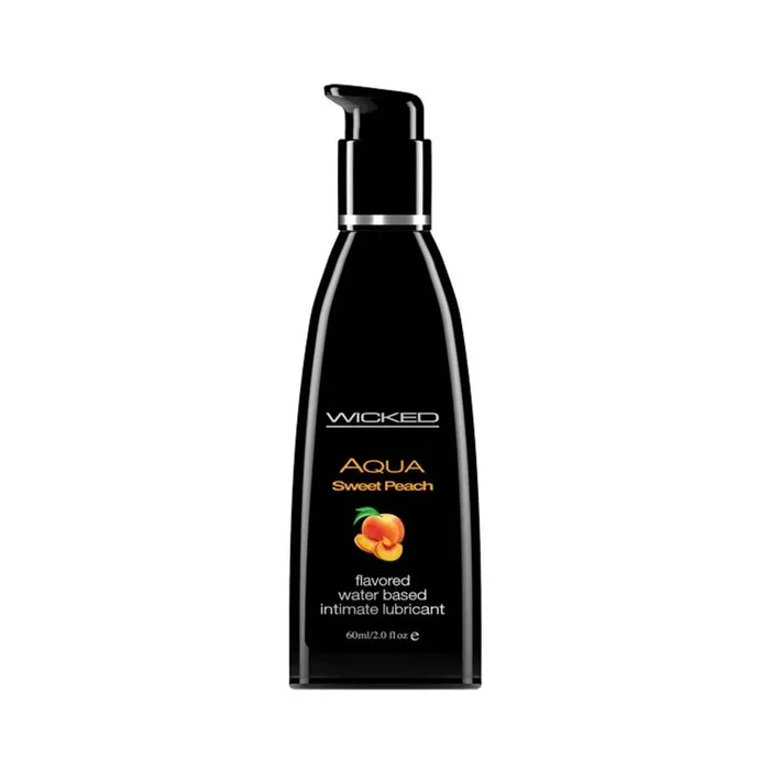 Wicked Aqua Sweet Peach Flavored Lubricant 2oz