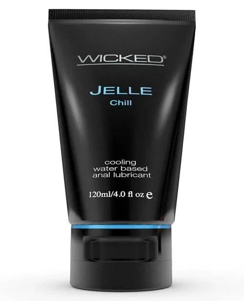 Wicked Sensual Care Jelle Cooling Water Based Anal Gel Lubricant – 4 Oz.