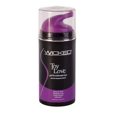 Wicked Sensual Care Toy Love Water-based Gel Lube for Intimate Toys 3.3 oz