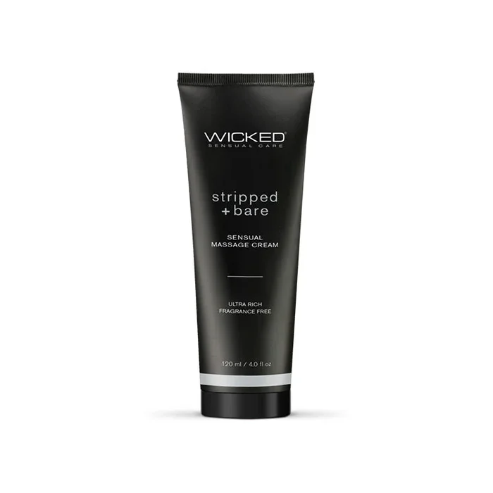 Wicked Stripped + Bare Massage Cream