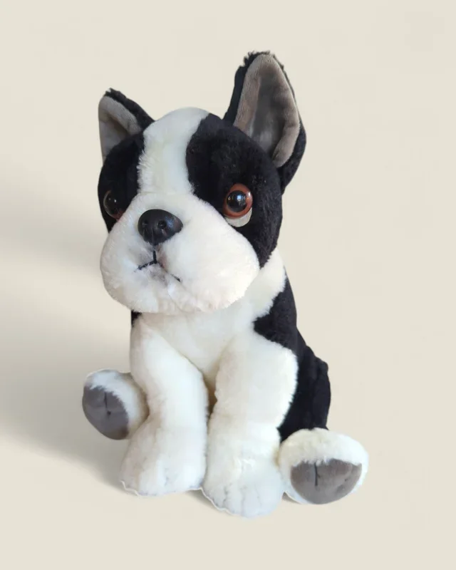 WILD REPUBLIC BLACK & WHITE DOG STUFFY PRE-LOVED