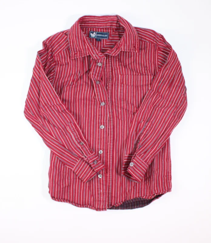 WOODLAND STRIPED LS TOP 7Y PRE-LOVED