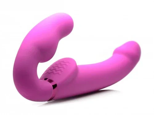 Worlds First Remote Control Inflatable Vibrating Silicone Ergo Fit Strapless Str