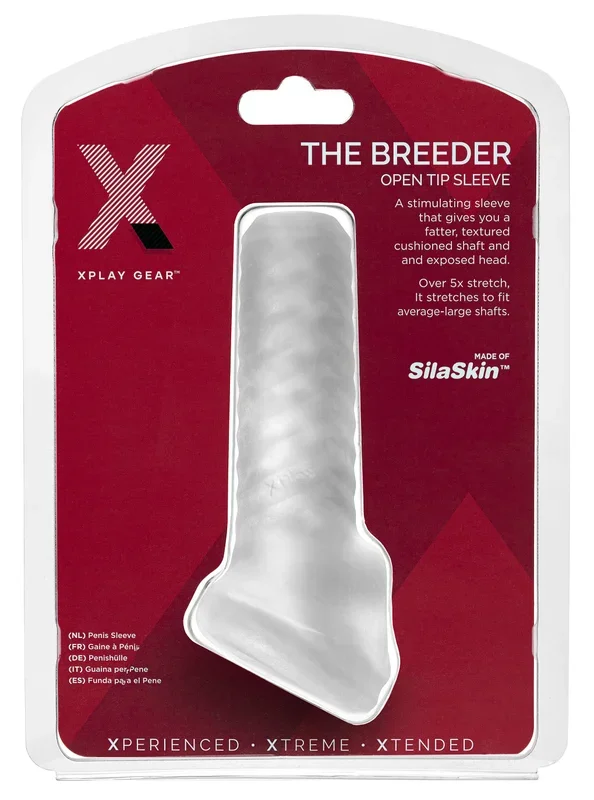 Xplay Breeder – Sleeve – Clear