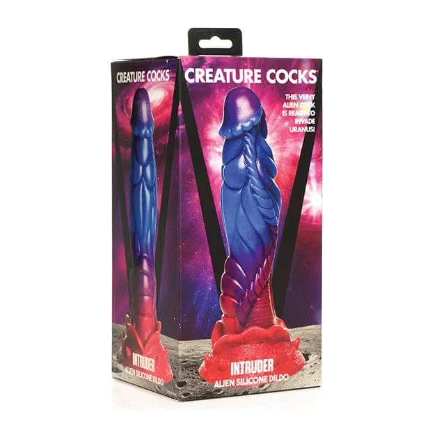 XR – Creature Cocks Intruder Alien Silicone Dildo 9″ (Multi Colour)