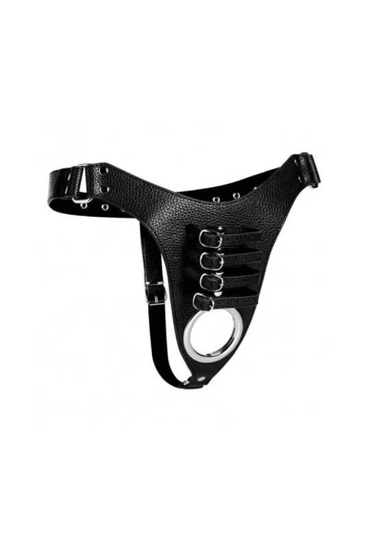 XR Brands – Strict – Male Chastity Harness – Black