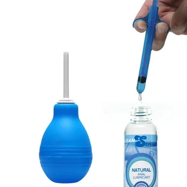 XR Brands CleanStream Easy Clean Enema Bulb & Lube Launcher Kit