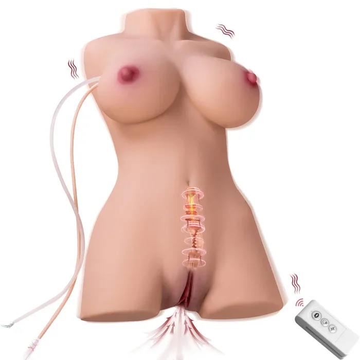 Yuna 12.7LB Automatic Sucking Vibrating Life Size Adult Sex Dolls Torso Cleaning Male Masturbator Sexy Toy