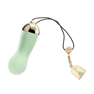 Zalo Lolita Baby Star 8-function App-Controlled Rechargeable Silicone Bullet Vibrator Melon Green