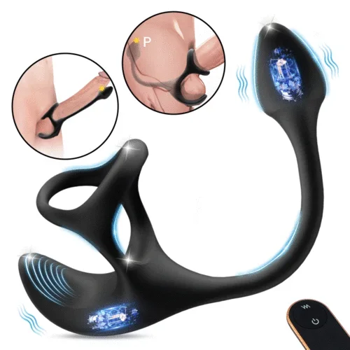 Zenith – Spherical Vibrating Anal Plug with Penis Rings