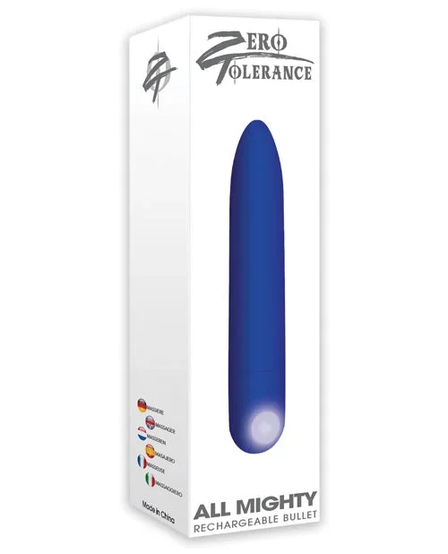 Zero Tolerance All Mighty Rechargeable Bullet – Blue