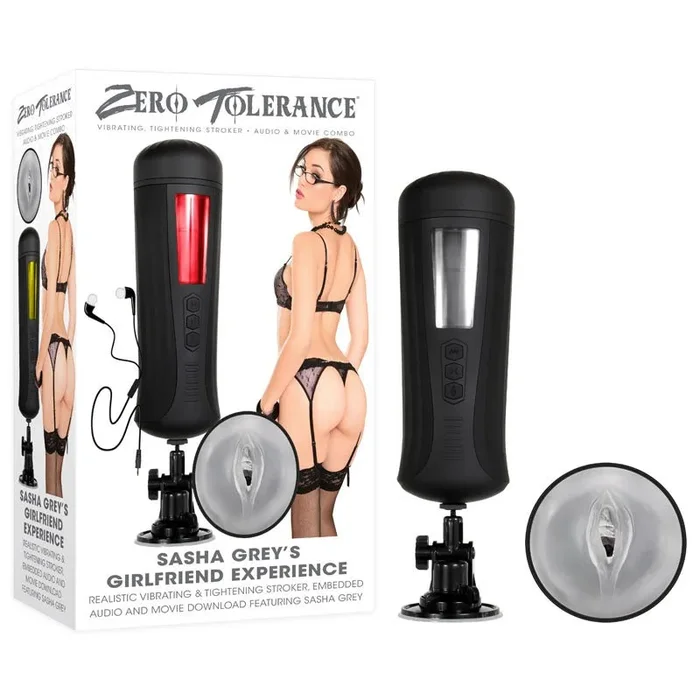 Zero Tolerance Sasha Grey’s Girlfriend Experience – USB Rechargeable Powered Stroker with Lifelike Sounds