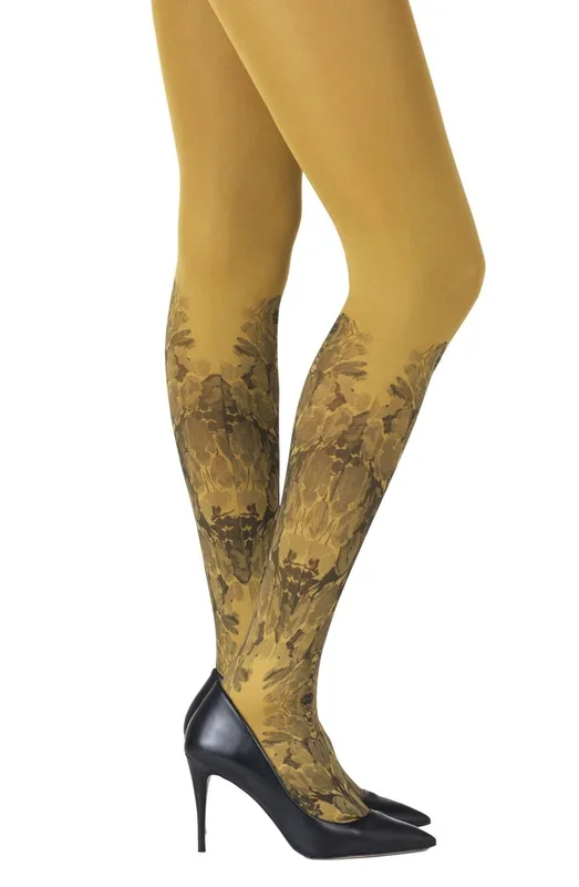 Zohara “Totally Tulip” Mustard Tights